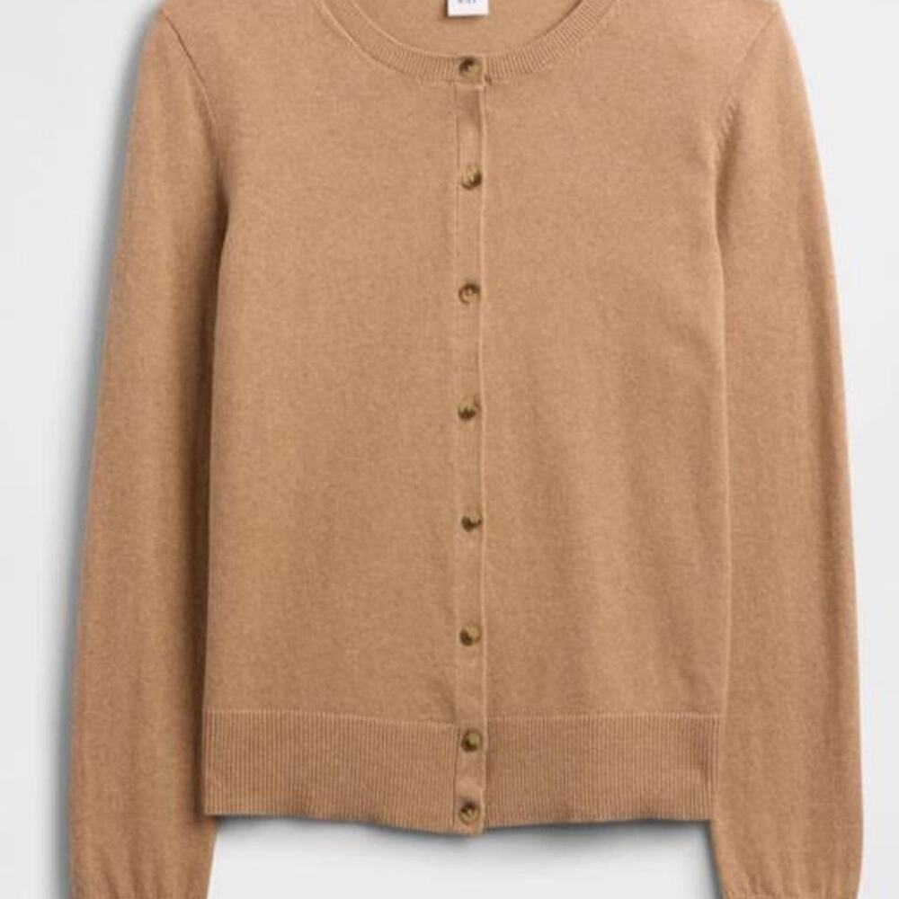 Tan CashSoft Gap Cardigan